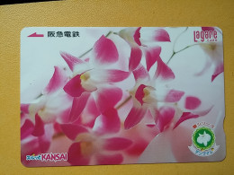 T-446 - JAPAN, Japon, Nipon, Carte Prepayee, Prepaid Card, FLOWER, FLEUR - Flowers