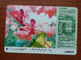 T-446 - JAPAN, Japon, Nipon, Carte Prepayee, Prepaid Card, FLOWER, FLEUR - Bloemen