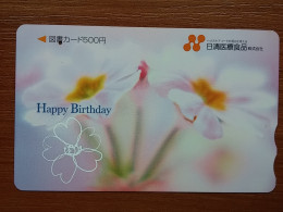 T-446 - JAPAN, Japon, Nipon, Carte Prepayee, Prepaid Card, FLOWER, FLEUR - Blumen