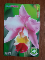 T-446 - JAPAN, Japon, Nipon, Carte Prepayee, Prepaid Card, FLOWER, FLEUR - Fiori