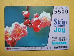 T-446 - JAPAN, Japon, Nipon, Carte Prepayee, Prepaid Card, FLOWER, FLEUR - Blumen