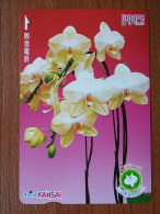 T-447 - JAPAN, Japon, Nipon, Carte Prepayee, Prepaid Card, FLOWER, FLEUR - Flores