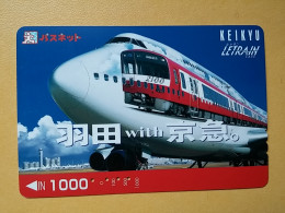 T-451 - JAPAN, Japon, Nipon, Carte Prepayee, Prepaid Card, Avion, Plane, Avio - Avions