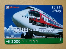T-451 - JAPAN, Japon, Nipon, Carte Prepayee, Prepaid Card, Avion, Plane, Avio - Vliegtuigen