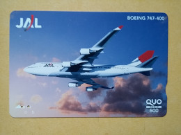 T-451 - JAPAN, Japon, Nipon, Carte Prepayee, Prepaid Card, Avion, Plane, Avio - Aviones