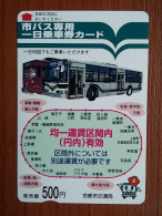 T-451 - JAPAN, Japon, Nipon, Carte Prepayee, Prepaid Card, Bus, Autobus - Autos