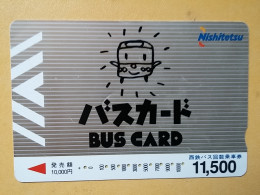 T-451 - JAPAN, Japon, Nipon, Carte Prepayee, Prepaid Card, Bus, Autobus - Voitures