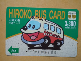 T-451 - JAPAN, Japon, Nipon, Carte Prepayee, Prepaid Card, Bus, Autobus - Cars