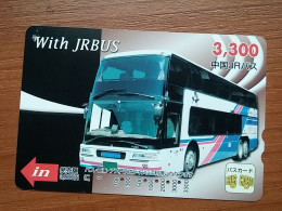 T-451 - JAPAN, Japon, Nipon, Carte Prepayee, Prepaid Card, Bus, Autobus - Automobili