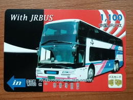 T-451 - JAPAN, Japon, Nipon, Carte Prepayee, Prepaid Card, Bus, Autobus - Cars