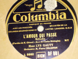 DISQUE 78 TOURS MELODIE ET VALSE DU FILM QUI J AIME DE LYS GAUTY 1932 - 78 T - Grammofoonplaten