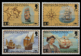 Tristan Da Cunha 1992 - Mi-Nr. 517-520 ** - MNH - Schiffe / Ships - Tristan Da Cunha