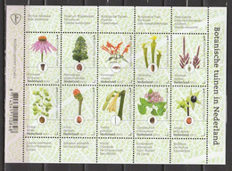 Nederland NVPH 3525-34 V3525-34 Vel Botanische Tuinen In Nederland 2017 Postfris MNH Netherlands Nature Flora - Ongebruikt