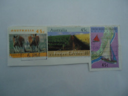 COCOS  KEELING ISLAND    USED STAMPS  WITH SLOGAN - Isole Cocos (Keeling)