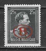 S35**  Leopold III Col Ouvert Avec Surcharge - Bonne Valeur - MNH** - LOOK!!!! - Postfris