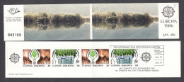 Grece 1986 - EUROPA CEPT, Stamps From Booklet, Mi-Nr. 1630C/31C, MNH** - Ongebruikt