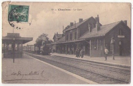 (80) 233, Chaulnes, BD 10, La Gare , Train, état !!! - Chaulnes