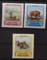 Afghanistan 1969 Wildlebende Säugetiere Mi 1063/65** Set - Afghanistan