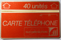 FRANCE - L&G - Landis & Gyr - 40 Units - Carte Telephone PTT - 607F - Used - RRR - Ad Uso Interno