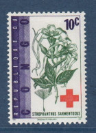 Congo République, **, Yv 495, Mi 119,  Strophanthus Sarmentosus, - Unused Stamps