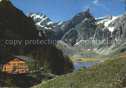 11701073 Seealpsee Berggasthaus Seealpsee Mit Altmann Rotstein Rossmad Und Saent - Autres & Non Classés