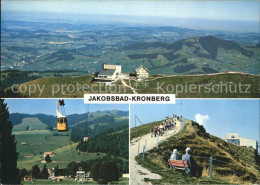 11694733 Gonten Panorama Mit Luftseilbahn Jakobsbad Kronberg Gonten - Altri & Non Classificati