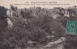 D8- AFRIQUE OCCIDENTALE - HAUTE GUINEE - CHUTE DU TINKISSO PRES CARAVANSERAIL DE  DABOLA - EN 1908  - Guinée Française