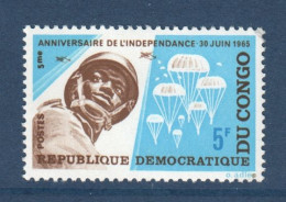 Congo République Démocratique, **, Yv 594, Mi 235, Parachutisme, - Neufs