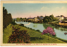 La Suze Sur Sarthe Le Pont Et Le Barrage - La Suze Sur Sarthe