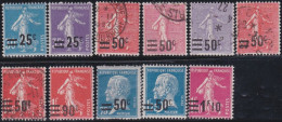 France  .  Y&T   .    217/228    .     O  Et *      .  Oblitéré Et   Neuf Avec Gomme - Used Stamps