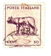 1943 - Italia - Luogotenenza  515A Lupa Capitolina      ------ - Gebraucht