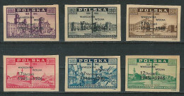 Poland Stamps MNH ZC 388-93: 1st Anniversary Of The Liberation Of Warsaw - Neufs