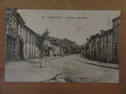 Carmaux (Tarn) N°19 - Avenue De Rodez - Carte Circulée Vers 1915 - Carmaux