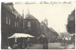 LOCMINÉ - La Place Le Jour Du Marché - N°646 - ESSAI Avant Tirage Définitif DAVID éditeur - Locmine