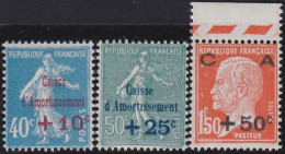 France  .  Y&T   .    246/248    .       *      .   Neuf Avec Gomme - Unused Stamps