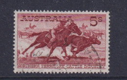 AUSTRALIA  - 1959-64 Pictorial Definitives 5s White Paper (SG327a) Used As Scan - Usati