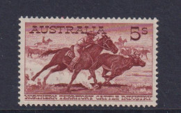 AUSTRALIA  - 1959-64 Pictorial Definitives 5s White Paper (SG327a) Hinged Mint - Gebraucht