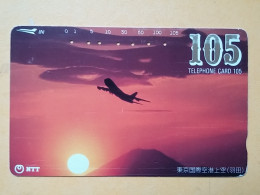 T-525 - JAPAN, Japon, Nipon, TELECARD, PHONECARD, AVION, PLANE, AVIO NTT 231-134 - Flugzeuge