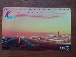 T-525 - JAPAN, Japon, Nipon, TELECARD, PHONECARD, AVION, PLANE, AVIO NTT 331-492 - Vliegtuigen