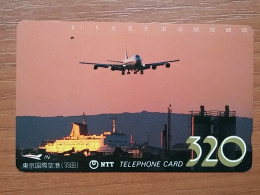 T-525 - JAPAN, Japon, Nipon, TELECARD, PHONECARD, AVION, PLANE, AVIO NTT 230-158 - Aerei