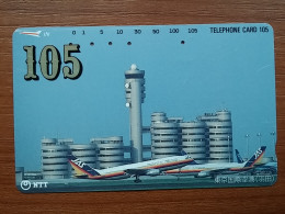 T-526 - JAPAN, Japon, Nipon, TELECARD, PHONECARD, AVION, PLANE, AVIO NTT 231-133 - Vliegtuigen