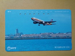 T-526 - JAPAN, Japon, Nipon, TELECARD, PHONECARD, AVION, PLANE, AVIO NTT 231-207 - Avions