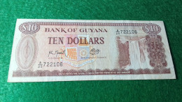 GUYANA-1992        10   DOLLARS     AU - Guyana