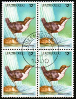 Luxembourg, Luxemburg,  1987, MI 1170, YT 1120, VIERERBLOCK, EUROPÄISCHES JAHR DER UMWELT, GESTEMPELT,OBLITERE - Used Stamps