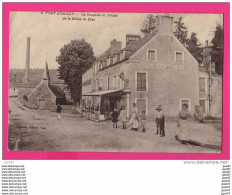 CPA (Réf :Z596) PONT-d'OUILLY (14 CALVADOS) La Chapelle Et L'Hôtel De La Grâce De Dieu (très Animée) - Pont D'Ouilly