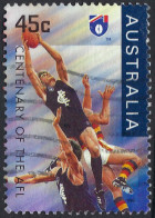 AUSTRALIA 1996 45c Multicoloured- 100th Ann Of AFL, Carlton Blues FU - Used Stamps