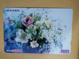 T-541 - JAPAN, Japon, Nipon, Carte Prepayee, Prepaid Card, Lagare Card KANSAI, FLOWER, FLEUR - Other & Unclassified