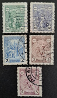 TCHECOSLOVAQUIE    Millénaire De Saint Wenceslas   N° Y&T  258 à 262  (o) - Used Stamps