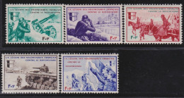France  .  Y&T   .    Guerre 1/5   .       **      .   Neuf Avec Gomme Et SANS Charnière - War Stamps