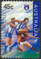 AUSTRALIA 1996 45c Multicoloured- 100th Ann Of AFL, North Melbourne Self Adhesive SG1614 FU - Gebraucht